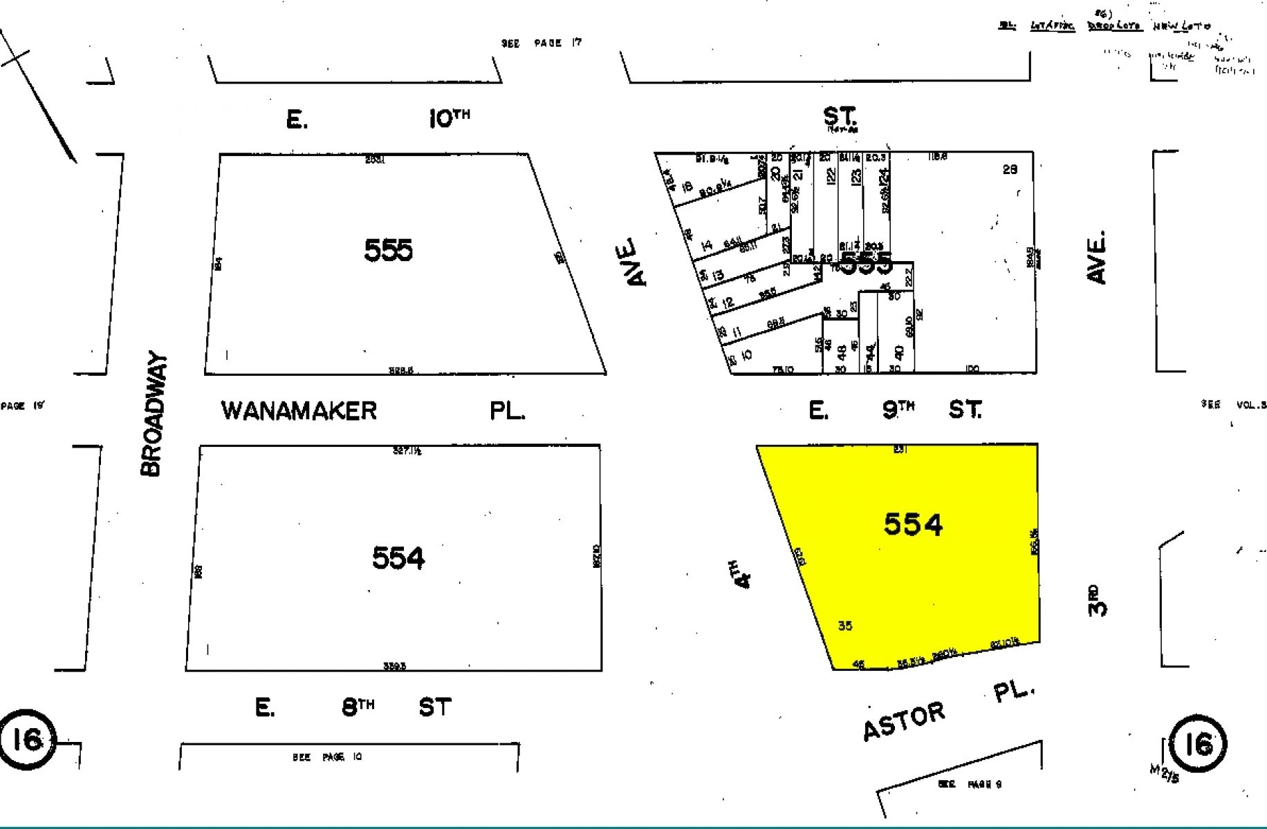 51 Astor Pl New York NY Plat Map 2